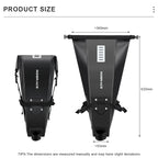 Bike Saddle Bag Large Capacity Waterproof Foldable Bicycle Saddle Pannier Bag Tail Rear Bag Outdoor Cycling Seat Accessories