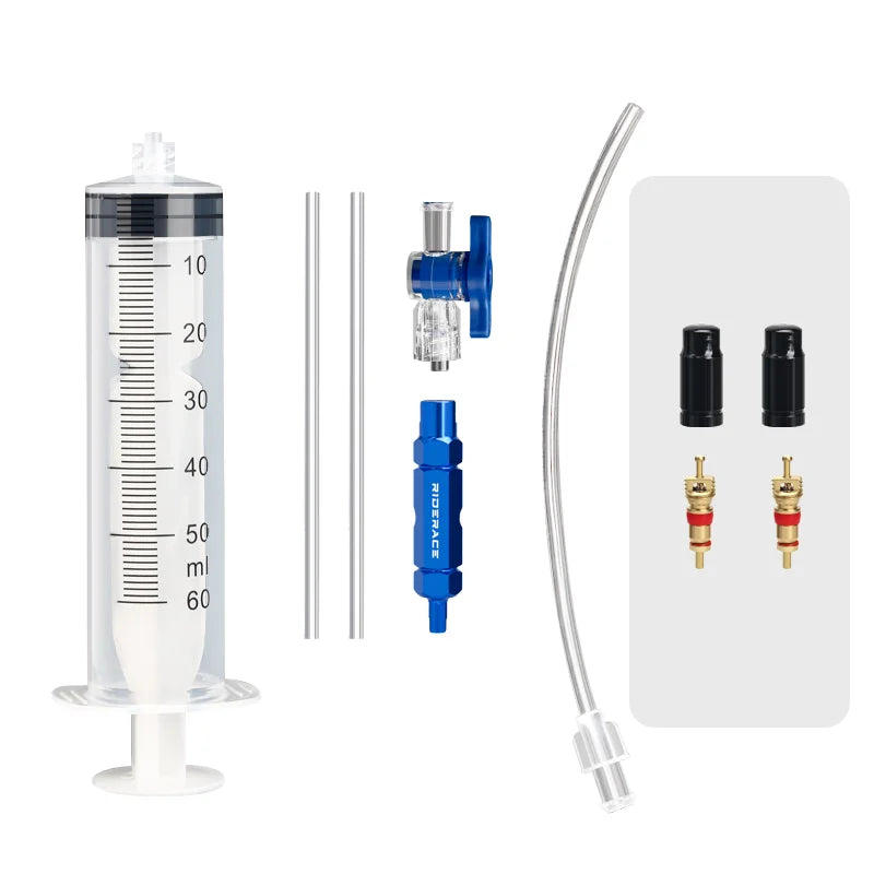 Bicycle Tubeless Tyre Sealant Syringe Schrader Presta Valve Core Removal Tool Bike Tire Fluid Injection Tool MTB Repair Tool