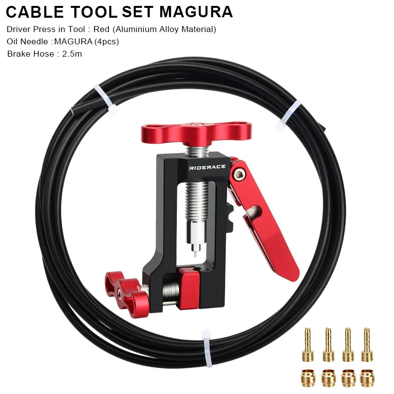 Bicycle Brake Hydraulic Hose Oil Needle Driver Insert Install Tool Bike Cable Plier Olive Connector Tools BH90 59 MAGURA TEKTRO