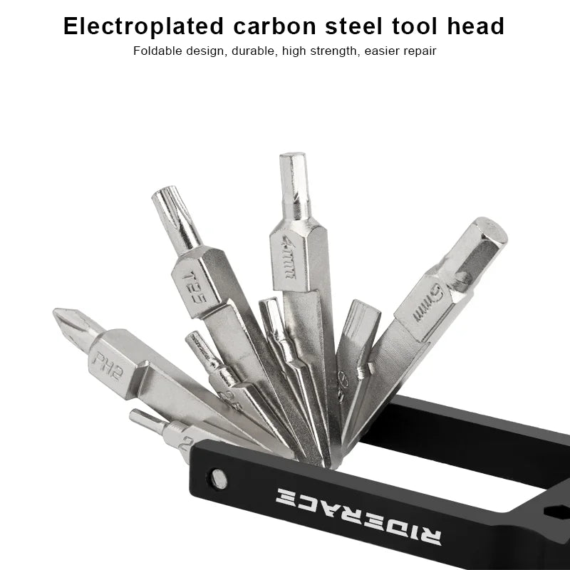 20 In1 Bicycle Repair Tools Kit Hex Spoke Wrench Mountain Road Bike Repair Screwdriver Tool Multi Function Foldable Wrench