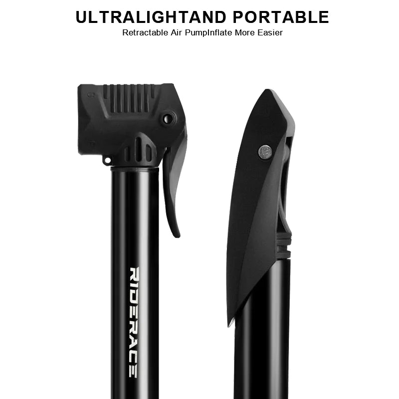 Portable Bicycle Pump MTB Road Bike Tire Inflator Hand Air Pump Scharder Presta Valve Basketball Inflatable Cycling Accessories