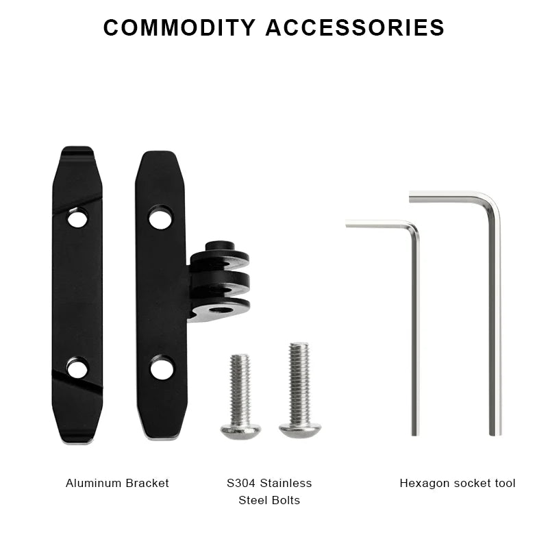 Bicycle Saddle Mount Tripod Holder Adapter Clamp Aluminum Alloy Bike Seat Rail Camera Mount For Gopro Hero Cycling Accessories