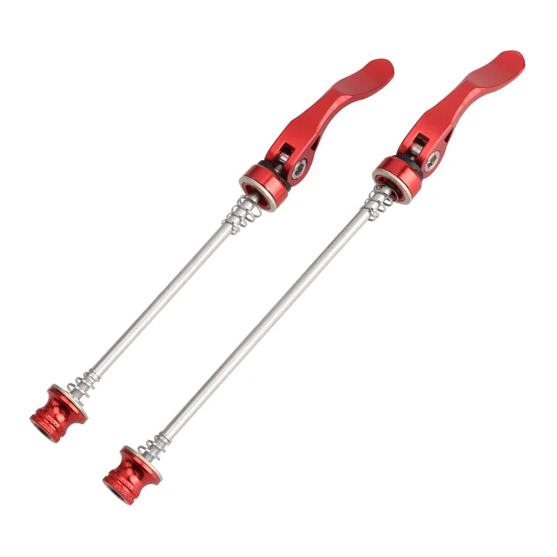 2Pcs Bike Quick Release Skewer Lever Aluminium Alloy Bicycle Hub Quick Release Skewers Lever Wheels Locking Cycling Accessories