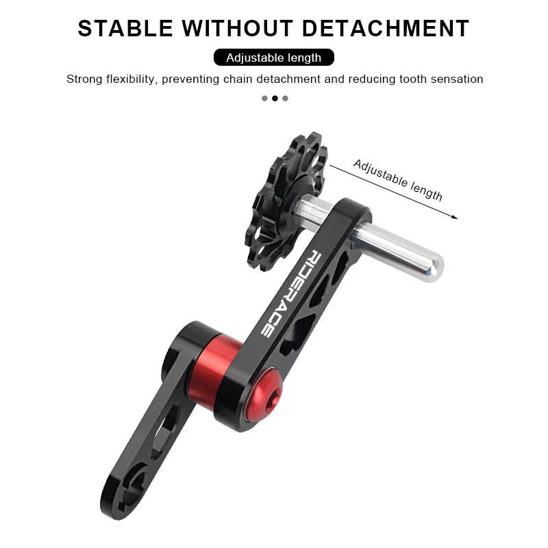 Bicycle Single Speed Chain Tensioner Rear Derailleur Aluminum Alloy MTB Bike Chain Stabilizer Chain Guide Cycling Accessories