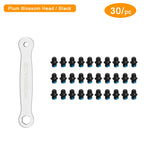 30/50Pcs Bicycle Pedal Anti-Skid Bolt With Offset Spanner Set M4 Steel Stud Pin Nail MTB Road Bike Hexagona Pedal Pin Screws Set