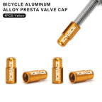 2/4/Pcs Bicycle Tire Valve Cap Aluminum Alloy MTB Road Bike Tube Tyre Gas Nozzle Cover For Fv Presta Valve Dustproof Protector