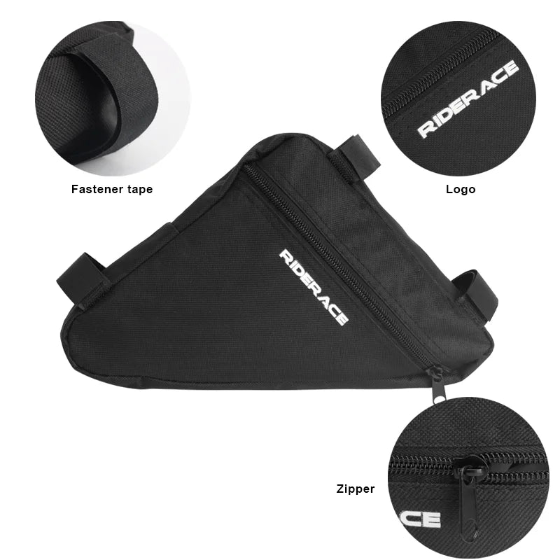Bicycle Front Tube Frame Bag Waterproof Wear Resistance Riding Storage Bag Mountain Bike Triangle Pouch Cycling Accessories