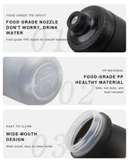 Cycling Water Bottle PP5 Taste-Free Lightweight Outdoor Sports Squeeze Kettle Bicycle Water Bottle Portable Bike Drink Cup