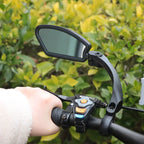 Bicycle Rearview Mirror 360 Degree Rotatable Clear Wide Range Bike Handlebar Mirror For Electric Scooter Cycling Accessories