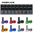 M5X12mm Bike Bottle Cages Bolts Alloy Steel Colorful Hex Head Bicycle Water Bottle Cage Screws Cycling Air Pump Fixed Bolts