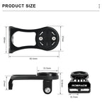 Bicycle Computer Camera Holder Aluminum Alloy Bike Handlebar Mount Stopwatch Speedometer Bracket For Garmin Edge Bryton Cateye