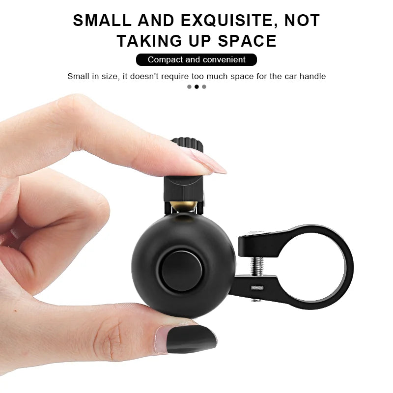 Bicycle Bell Clear Long Sound Horn Copper MTB Road Bike Handlebar Bell Safety Warning Alarm For 22.2mm Cycling Accessories