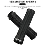 1Pair MTB Grips TPR Rubber Ergonomic Comfortable Mountain Bike Handlebar Grips Anti-Skid Shock-Absorbing Bicycle Handlebar Cover
