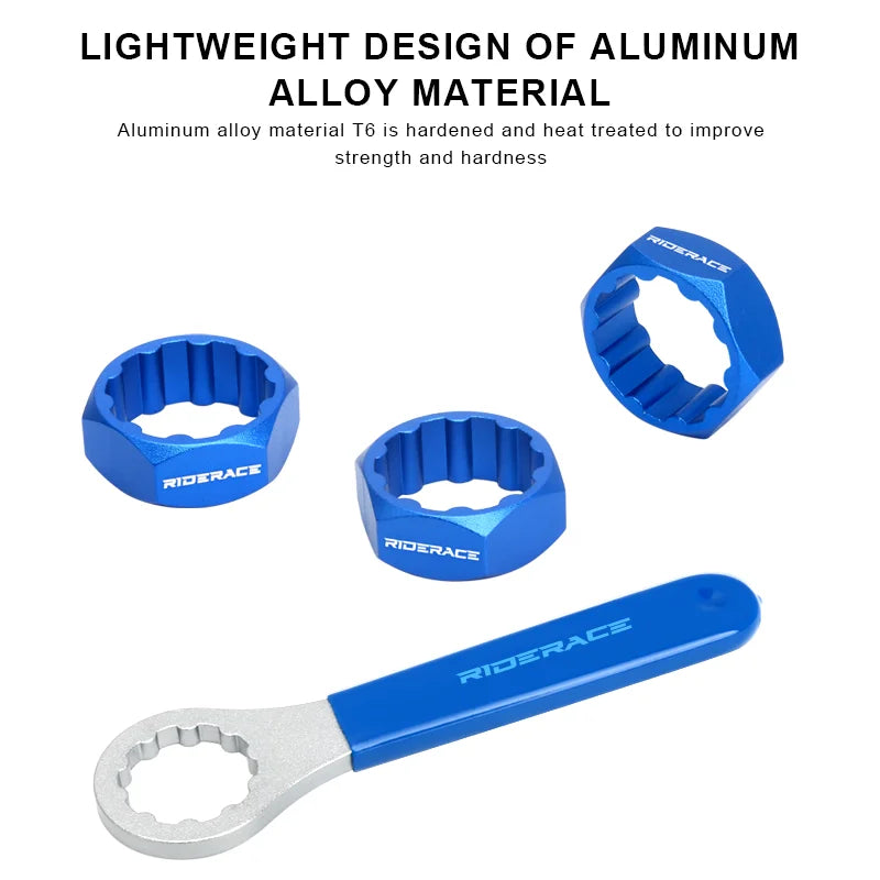 10T Bicycle Pedal Axle Spindle Lockring Removal Tool MTB Road Bike Pedal Disassembly Tool For Shimano M520/M8040/M8140/M820/M828