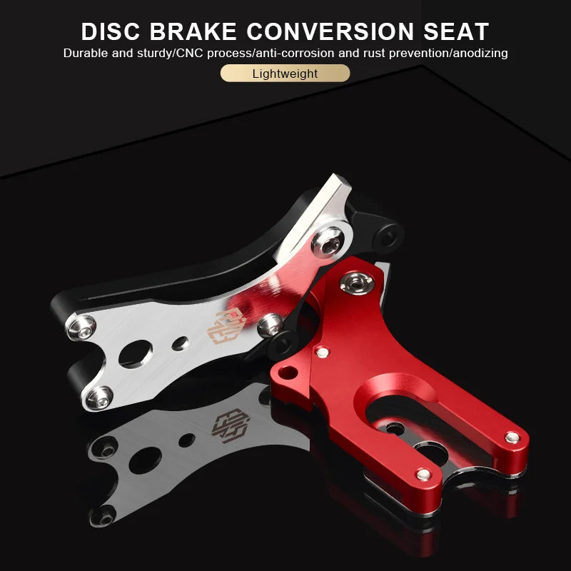 Bike Disc Brake Adapter V Brake Conversion Disc Brake Aluminum Alloy Road Bicycle Brake Converter Adapter Cycling Accessories