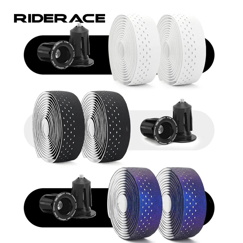 1 Pair Road Bike Handlebar Tape Shock Absorbing Ultralight Anti-Slip Wear-Resistant Strap Bicycle Handlebar Straps Comfortable
