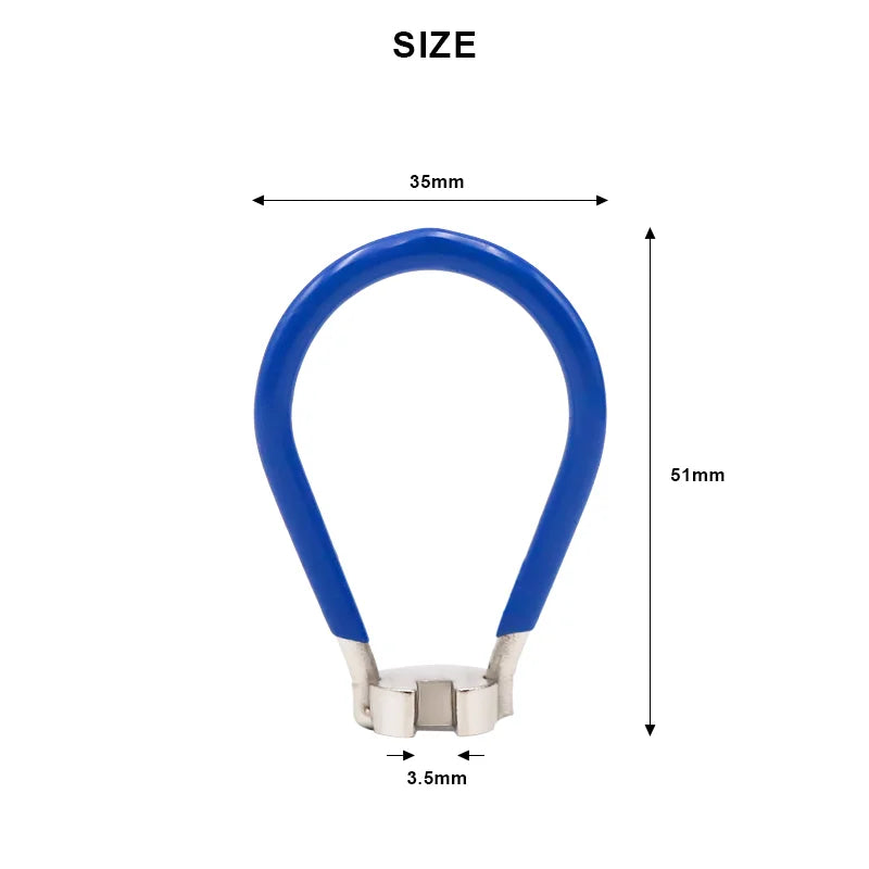 Bicycle Spoke Nipple Wrench Spoke Wheel Rim Adjuster Spanner Durable Portable Mini MTB Road Bike Spoke Key Cycling Repair Tools