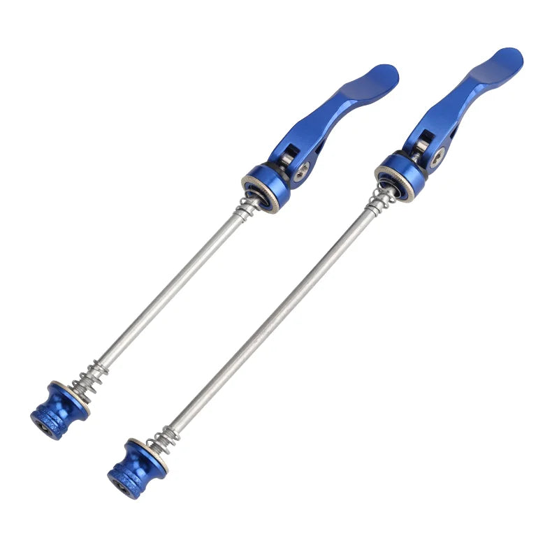 2Pcs Bike Quick Release Skewer Lever Aluminium Alloy Bicycle Hub Quick Release Skewers Lever Wheels Locking Cycling Accessories