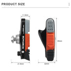 Bike Brake Shoes With Mud Trough Silent Aluminum Alloy Rim Friction Wheel Brake Bicycle Brake Pads Replaceable Rubber Sheet