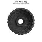 5 in 1 Bicycle Bottom Bracket Removal Install Tool Bike BB Wrench Fits 12/16 Notch OD 39mm 41mm 44mm 46mm 49mm Bearing Cup