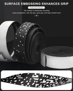 1Pair Road Bike Handlebar Tape Soft Comfortable Wrap Tape Bicycle Handlebar Tape PU EVA Durable Non-Slip Shock-Absorption