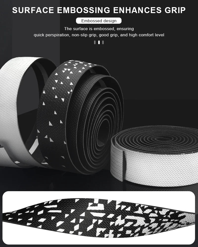 1Pair Road Bike Handlebar Tape Soft Comfortable Wrap Tape Bicycle Handlebar Tape PU EVA Durable Non-Slip Shock-Absorption
