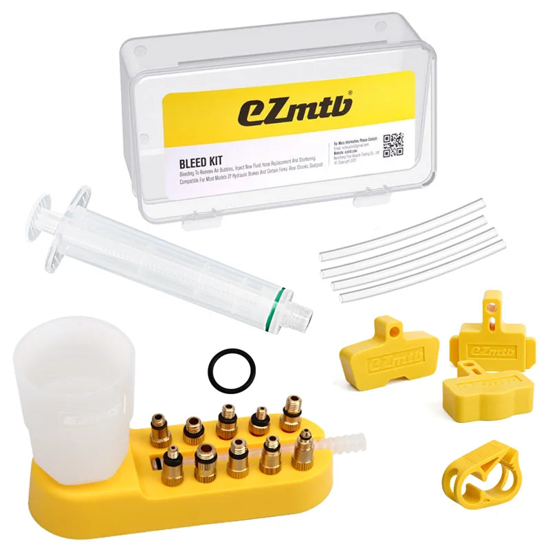 Bicycle Hydraulic Disc Brake Oil Bleed Kit Tools For SHIMANO,SRAM, MAGURA,Avid,Series MTB Road Bike Brake Repair Tool Universal