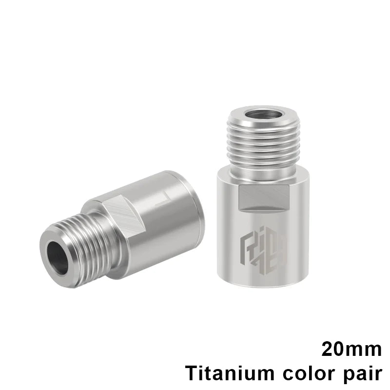 Bicycle Pedal Extend Bolt Stainless Steel Mountain Road Bike Pedal Extension Bolts 20mm Fit 9/16 Inch Threaded MTB Accessories