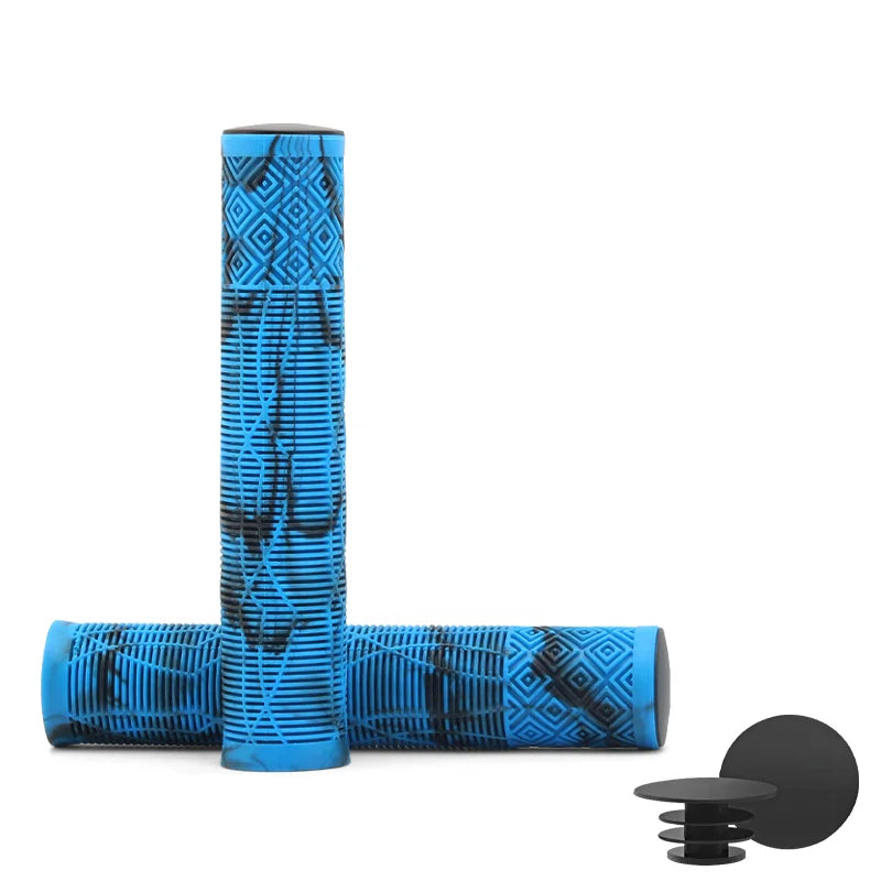 Bicycle Handlebar Grips Rubber Soft Non-Slip Shockproof Mountain Bike Handlebar Cover Lengthening Thickening Cycling Accessories