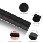 Bicycle Handlebar Grips Rubber Ergonomic Anti-Slip Shock Absorption Mountain Bike Handlebar Cover Aluminum Alloy Lock Ring