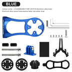 Bicycle Computer Holder Bike Headlight Mount Computer Bracket For Garmin Bryton GPS GoPro Sport Cam Flashlight Holder Heart Rate