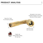 1/2/4pcs 45 90 135 Degree Angle Bent Valve Adaptor Bike Tyre Valve Extension Adapter Bicycle Tyre Valve Connector Accessories