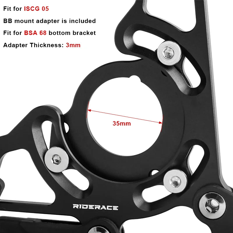 Bike Pulley Chains Stabilizer CNC Mountain Bicycle Wheel Pulley Chain Guide Stabilizer DH 32-38T Chainring Protector Plate