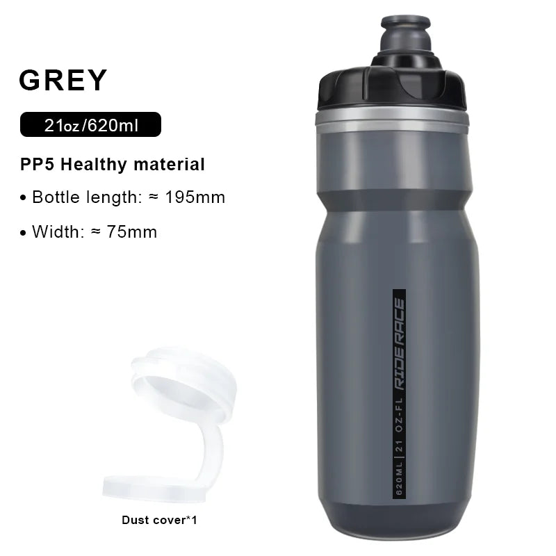 620ML Bike Water Bottle PP Dual Layer Insulated Thermal Cup Bicycle Bottle Portable Squeeze Drinking Outdoor Riding Sport Kettle