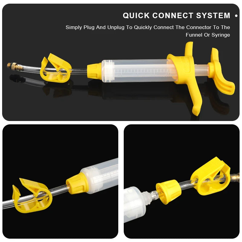 Bicycle Brake Oil Bleed Kit Tools For SHIMANO TEKTRO SRAM NUTT Series Bike Hydraulic Disc Brake Oil Bleed Kit Brake Repair Tools