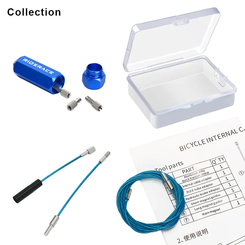 Bicycle Internal Cable Routing Tool Kit Bike Shift Cable Hydraulic Wire Inner Cable Guide For Frame Derailleur Thread Passage