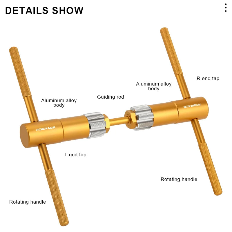 Bicycle BSA Thread Bottom Bracket Tapping BC 1.37X24 TPI High Strength Steel Tool MTB Road Bike Frame BB Thread Tap Repair Tools