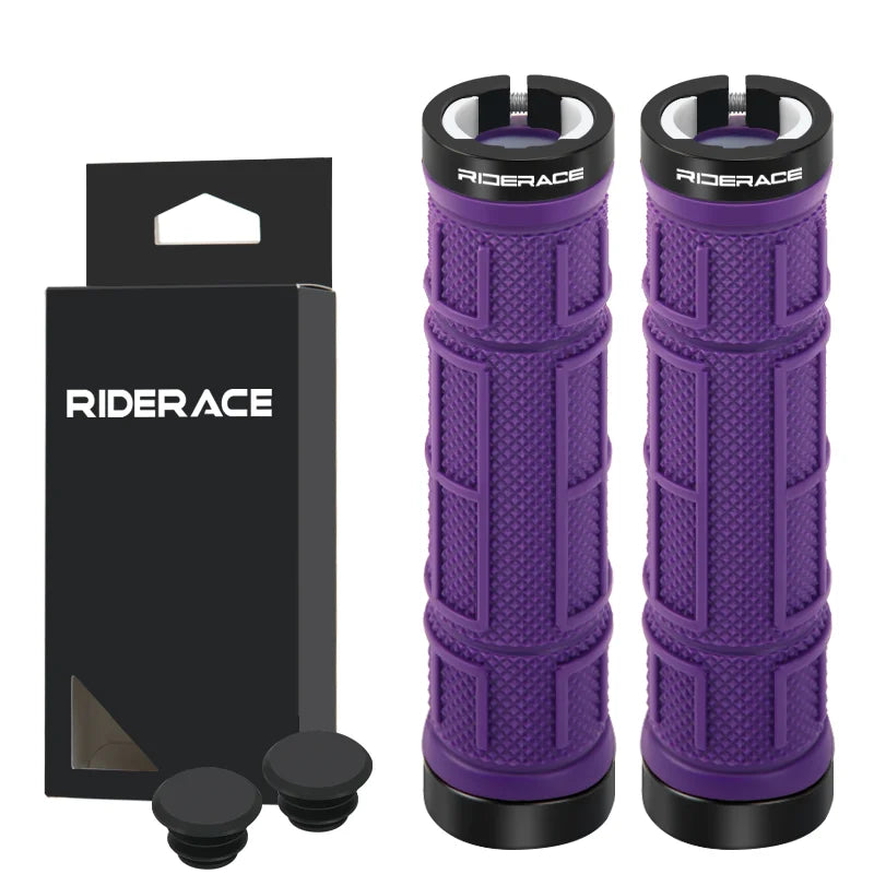 Bicycle Grips Ergonomic TPR Rubber Anti-Slip Shockproof Mountain Bike Handlebar Cover Durable Comfortable MTB Handle Cuffs