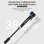 Portable Bicycle Pump AV FV Valve MTB Road Cycling Tire Hand Air Pump Aluminum Alloy Bike Air Shock Pump Schrader Presta Valve