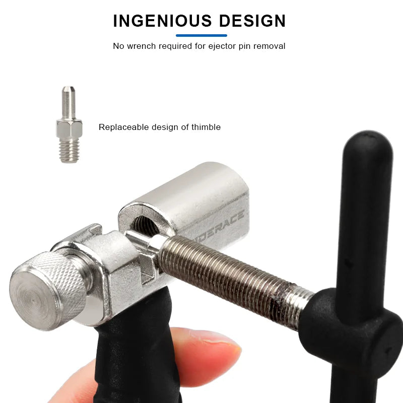 Bicycle Chain Pin Remover With Chain Hook Replace Pin Bike Chain Breaker MTB Link Breaker Splitter Extractor Cutter Device