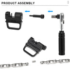 Portable Ratchet Wrench Kit Multifunction Socket Spanner Bicycle Ratchet Wrench Set Bike Chain Pin Remover Cycling Repair Tools