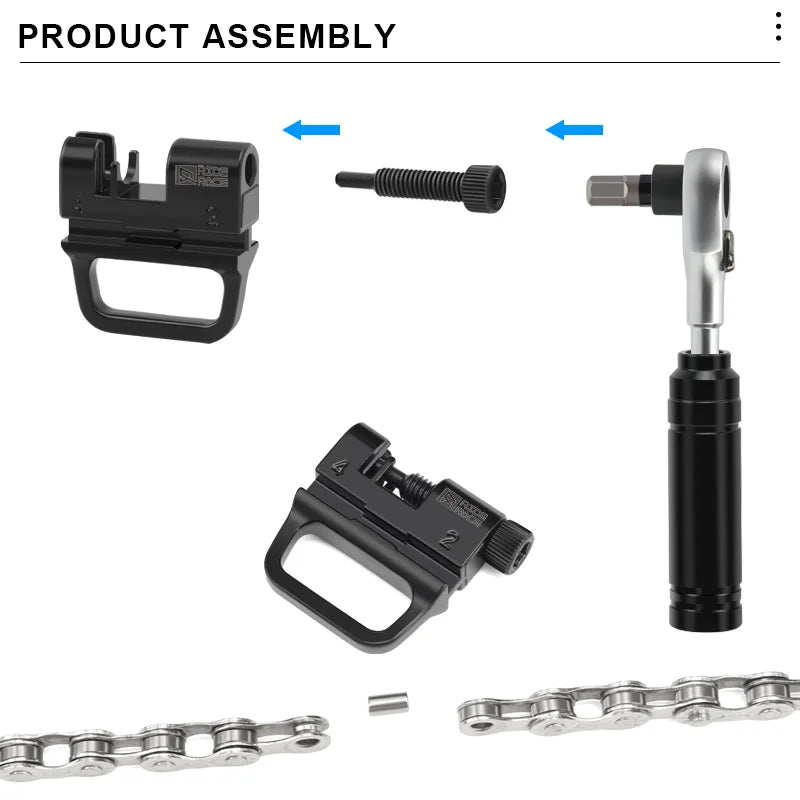 Portable Ratchet Wrench Kit Multifunction Socket Spanner Bicycle Ratchet Wrench Set Bike Chain Pin Remover Cycling Repair Tools
