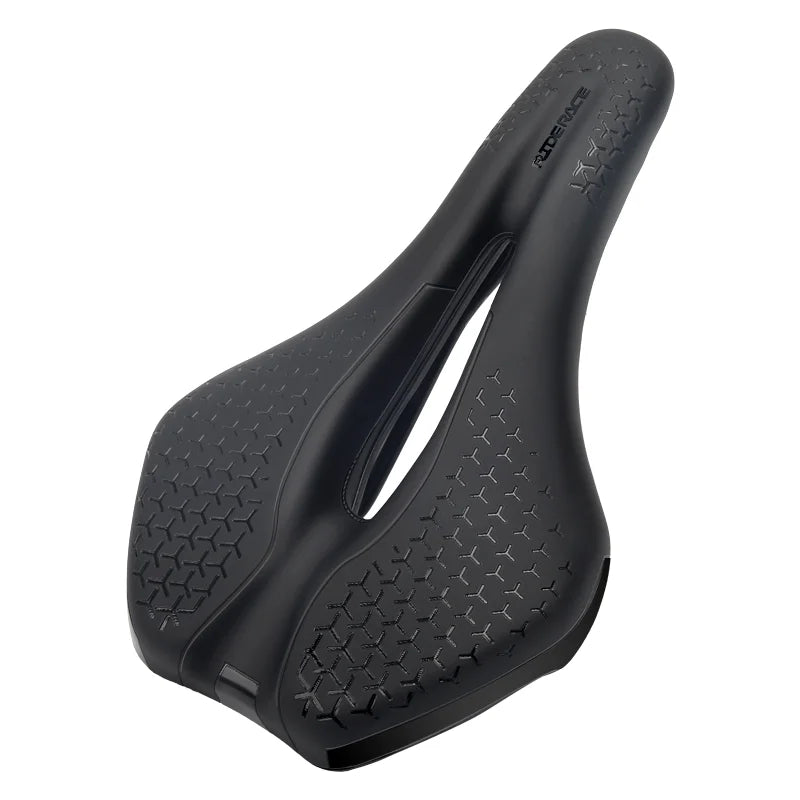 Bicycle Saddle PU Non-Slip Leather Cushion Comfortable Soft Shockproof MTB Road Bike Seat Hollow Breathable Cycling Accessories