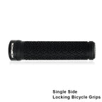 Bicycle Handlebar Cover Super Soft Texture Single-Sided Locking MTB Bike Grips Anti-Slip Durable Shock-Proof Rubber Cycling Part