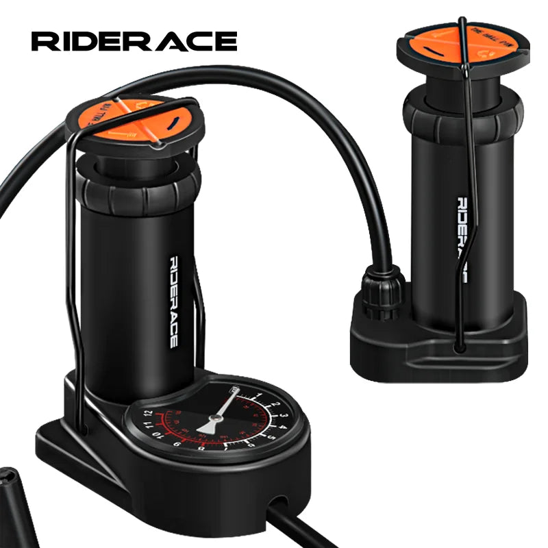 Bike Pump High Pressure Mountain Road Bicycle Foot Pumps Presta&Schrader Valve Ultralight Portable Household Cycling Air Pump