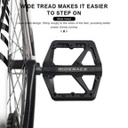 Bicycle Pedal Anti-Slip Ultralight Nylon DU Bearing For Road Mountain Bike Pedals Multicolor Flat Platform Cycling Accessories