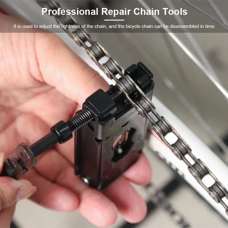 23 In 1 Bicycle Repair Tool Kit Multifunction Foldable CR-V Steel Hex Spoke Wrench Bike Repair Tool Screwdriver MTB Chain Cutter