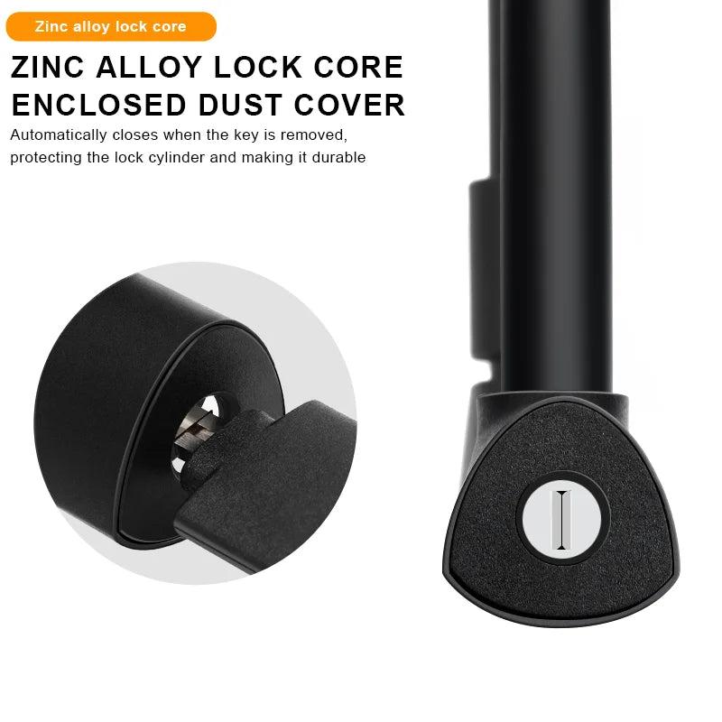 Bicycle Locks U Shape Multipurpose Anti-Theft Safe Alloy Lock Portable Reinforced With 2 Key For Electric Scooter MTB Motorbike