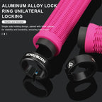 1Pair MTB Grips TPR Rubber Ergonomic Comfortable Mountain Bike Handlebar Grips Anti-Skid Shock-Absorbing Bicycle Handlebar Cover