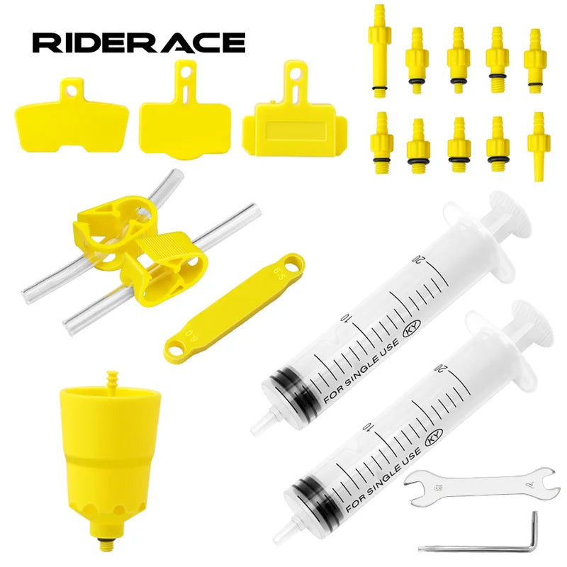Bicycle Hydraulic Disc Brake Oil Bleed Kit Tools For Shimano Tektro Series Bike Brake Repair Tool Cycling Brake Oil Bleed Kit